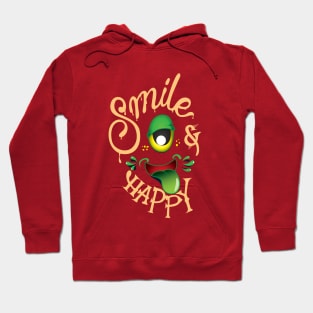 Smile Happy One Eye Monster Hoodie